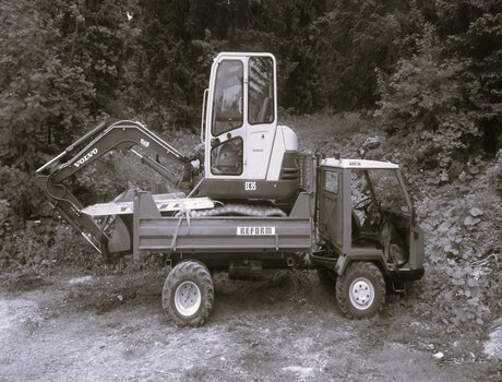 tracteur avec broyeur